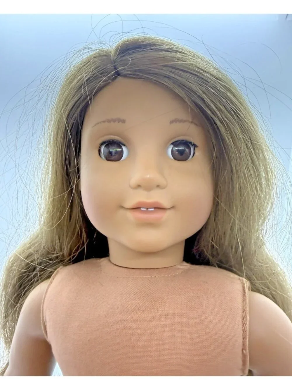 Pleasant Company American Girl Doll Brunette Light Brown Hair Brown Eyes 2008